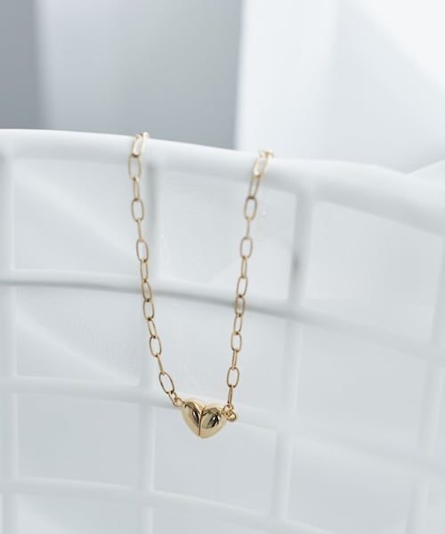 ROPE' PICNIC(ロペピクニック)の「マグネットハートボールドチェーンネックレス/2WAY(ネックレス・レディース・ゴールド/シルバー・F)」の6枚目の写真