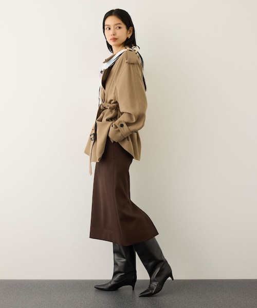 ROPE'(ロペ)の「【MANTECO(マンテコ)】テンセルウールミドル丈トレンチコート(トレンチコート・レディース・ベージュ・F)」の15枚目の写真