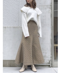 dazzlin | テクスチャーナロースカート(スカート)