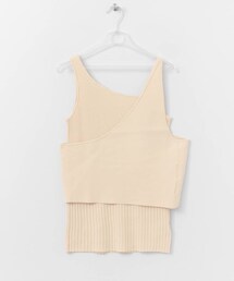 LAATO | LAYERED KNIT CAMISOLE(キャミソール)