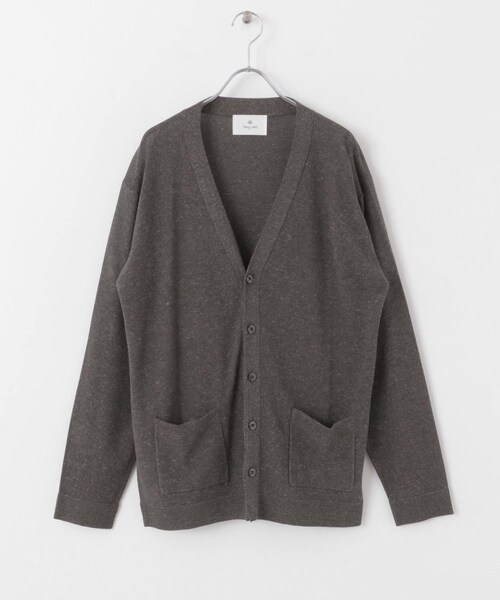 URBAN RESEARCH Sonny Label（アーバンリサーチサニーレーベル）の「リネン混ニットカーディガン（カーディガン/ボレロ・メンズ・チャコール/ナチュラル/ネイビー/ピンク・M/L）」の18枚目の写真