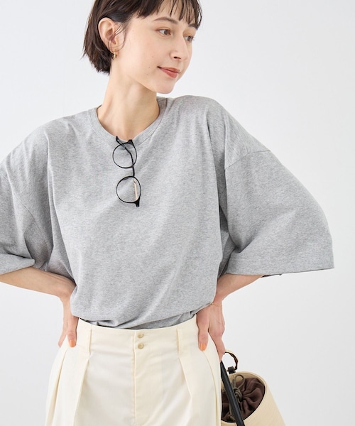 ROPE' PICNIC（ロペピクニック）の「【一部店舗限定】【Hanes × DODO JEAN】ビッグTシャツby THE DODO JEAN（Tシャツ/カットソー・レディース・ブラック/チャコール/ホワイト・F）」の15枚目の写真