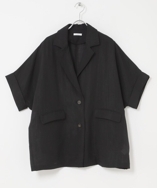 ITEMS URBANRESEARCH（アイテムズ アーバンリサーチ）の「シアードルマンジャケット（テーラードジャケット・レディース・BLK/BRN/GREGE・Free）」の2枚目の写真