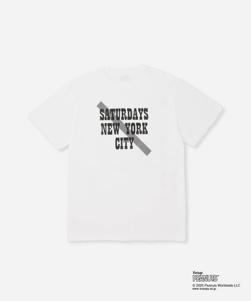 Saturdays NYC(サタデーズ ニューヨークシティ )の「SNYC x SNOOPY & CHARLIE T(Tシャツ/カットソー・レディース・ブラック/ホワイト・L/M/S/XL)」の11枚目の写真
