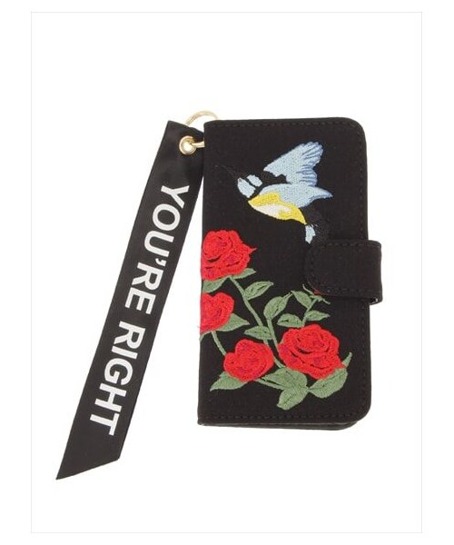 jouetie（ジュエティ）の「<<7対応>>スカガウンiPhoneケース7（スマホケース/カバー・レディース・オフホワイト/ピンク/ブラック・F）」の6枚目の写真