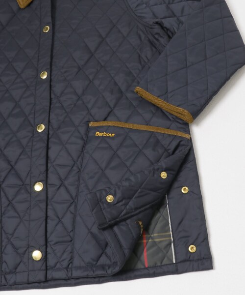 URBAN RESEARCH DOORS（アーバンリサーチドアーズ）の「Barbour　modern quilted jacket（テーラードジャケット・レディース・black/navy/sage・10）」の10枚目の写真