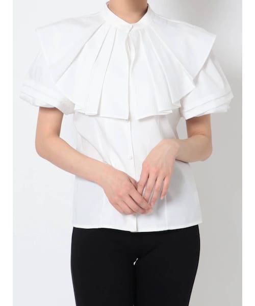 dazzlin（ダズリン）の「プリーツ付け襟（付け襟・レディース・オフホワイト・F）」の8枚目の写真