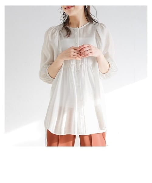 ブラウス チュニック( 薄手 )（leilian - 《レリアン》タグ付新品 薄手  