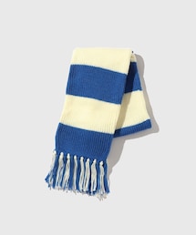 ADAM ET ROPE' | 【RICE NINE TEN/ライス ナイン テン】HAND KNITTED STRIPED SCARF(マフラー)