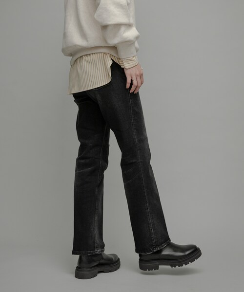 URBAN RESEARCH Sonny Label（アーバンリサーチサニーレーベル）の「Healthy DENIM　Celery Long（デニムパンツ・レディース・Dark Used/Black Used・23/24/25）」の10枚目の写真