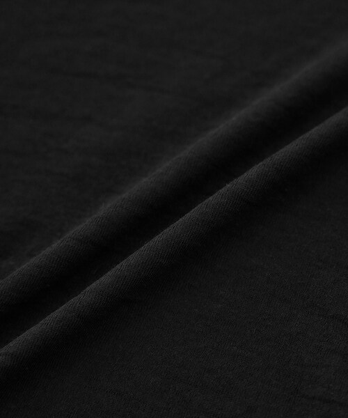 ROPE'(ロペ)の「シアーフライス5分袖プルオーバー(Tシャツ/カットソー・レディース・ブラック/ホワイト・F)」の15枚目の写真