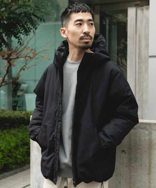 URBAN RESEARCH DOORS(アーバンリサーチドアーズ)の「ウールブレンドラミネートダウンパーカー(その他アウター・メンズ・BROWN/CHARCOAL/BLACK・M/L)」の7枚目の写真