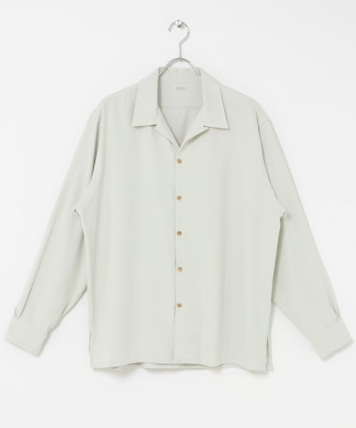 A PRESSE Silk Nep Loop Collar Shirt 【公式通販】