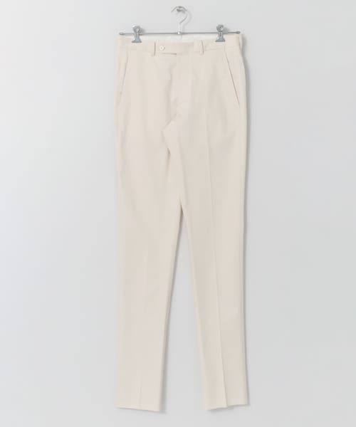 URBAN RESEARCH（アーバンリサーチ）の「ハイカウントピケストレッチパンツ（スラックス・メンズ・NAVY/WHITE/GRAY/BEIGE・42/44/46/48/50）」の7枚目の写真