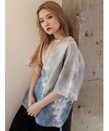 MURUA | USコットンルーズタイダイTee(Tシャツ/カットソー)