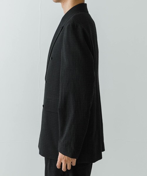 URBAN RESEARCH（アーバンリサーチ）の「SEEALL　ESSENTIAL DB JACKET（テーラードジャケット・メンズ・BLACK DOT・3/4）」の4枚目の写真