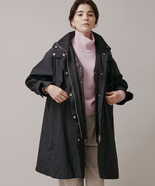 ROPE'（ロペ）の「【新色追加】【Mizunoコラボ】撥水/300daysコントロールコート（その他アウター・レディース・ブラック/ブラウン/ブラウン系/カーキ・40/36/38）」の4枚目の写真