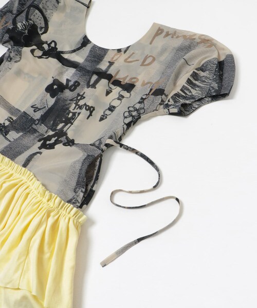 THE GOODLAND MARKET（ザグッドランドマーケット）の「old honey　72℃ dress（ワンピース・レディース・green/beige・FREE）」の13枚目の写真