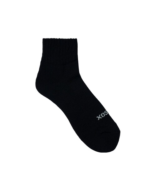 bonjour records（ボンジュールレコーズ）の「VIBSOXヴィブソックス SHORT RIB SOCKS（ソックス/靴下・レディース・ブラック/グレー/ホワイト・F/L/S）」の4枚目の写真