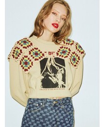 jouetie | タックスリーブプルオーバー(スウェット)