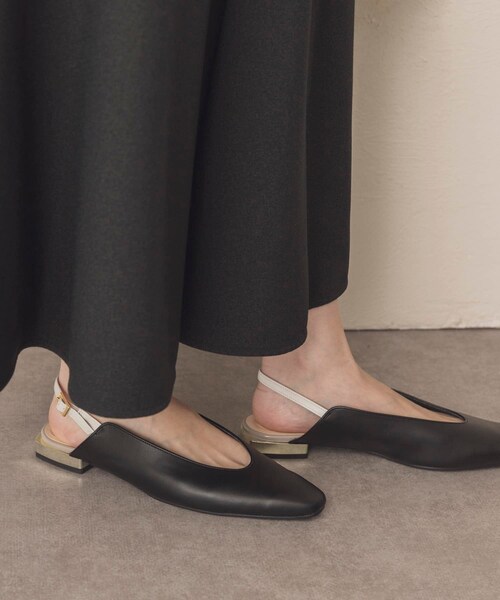 RODE SKO（ロデスコ）の「『MADE IN JAPAN』NEDKE バックストラップパンプス（パンプス・レディース・PINK/BLACK/GREIGE・36/37/38）」の5枚目の写真