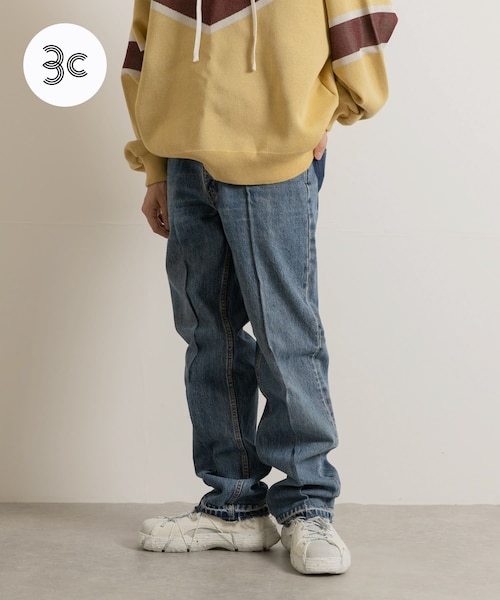 THE GOODLAND MARKET（ザグッドランドマーケット）の「TONY　REMAKE DENIM（デニムパンツ・メンズ・INDIGO1/INDIGO27/INDIGO26/INDIGO25/INDIGO24/INDIGO23/INDIGO22/INDIGO21/INDIGO20/INDIGO19/INDIGO18/INDIGO17/INDIGO16/INDIGO15/INDIGO14/INDIGO13/INDIGO12/INDIGO11/INDIGO10/INDIGO9/INDIGO8/INDIGO7/INDIGO6/INDIGO5/INDIGO4/INDIGO3/INDIGO2・M/L）」の2枚目の写真