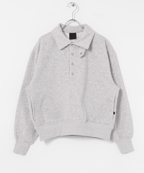 URBAN RESEARCH(アーバンリサーチ)の「DAIWA PIER39 Ws TECH SWEAT SNAP PULLOVER(Tシャツ/カットソー・レディース・TOP GRAY/BLACK/CHARCOAL/WHITE・FREE)」の21枚目の写真