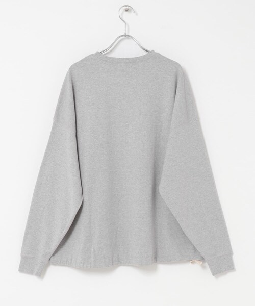 かぐれ（カグレ）の「コットンドロストヘムカットソー（Tシャツ/カットソー・レディース・GRAY/OATMEAL・Free）」の14枚目の写真