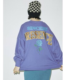 jouetie | バックBIGロゴローズプルオーバー(Tシャツ/カットソー)