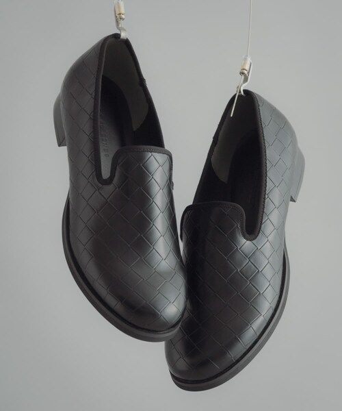 SENSE OF PLACE by URBAN RESEARCH（センスオブプレイスバイアーバンリサーチ）の「メッシュエンボススリッポンシューズ（スリッポン・メンズ・BLACK・26.5/27.5）」の5枚目の写真