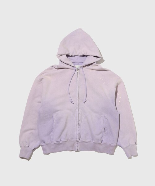 ADAM ET ROPE'(アダムエロペ)の「【BOWWOW/バウワウ】ZIP HOODIE AGED(パーカー・メンズ・パープル・L/M)」の3枚目の写真