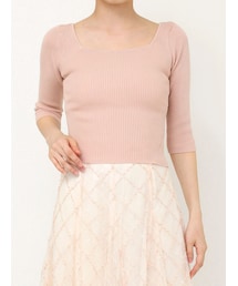 dazzlin | バックレースアップタイトニット(ニット/セーター)