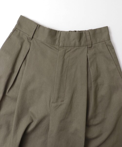 KBF（ケイビーエフ）の「スーパーWIDEチノパン（チノパンツ・レディース・BEIGE/PINK/KHAKI・one）」の14枚目の写真