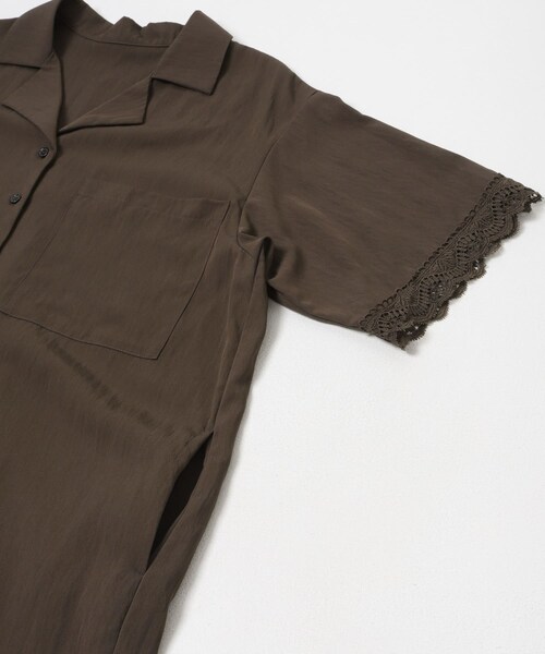 ITEMS URBANRESEARCH(アイテムズ アーバンリサーチ)の「レースドッキングオールインワン(つなぎ/オールインワン・レディース・BLK/D/BRN・Free)」の19枚目の写真