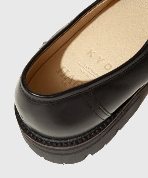 ADAM ET ROPE'（アダムエロペ）の「【KYOU/キョウ】GRANDPA Modyfied Flower Emboss Combi-Straight Tip by HARUTA（ドレスシューズ・メンズ・ブラック・25.0/25.5/26.0/26.5/27.0）」の13枚目の写真