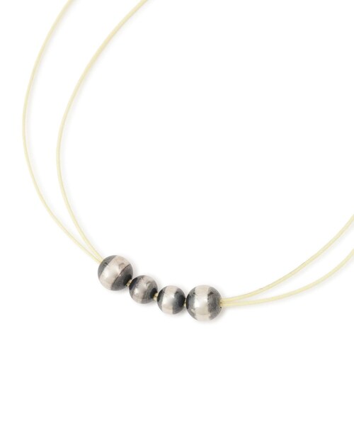 ADAM ET ROPE'(アダムエロペ)の「【J'aDoRe・店舗限定】【ERICKA NICOLAS BEGAY】コード×シルバーボールネックレス(ネックレス・レディース・その他・F)」の15枚目の写真