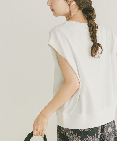 ITEMS URBANRESEARCH（アイテムズ アーバンリサーチ）の「裏毛ノースリーブベスト（ベスト・レディース・OFF/GRY/GRN・FREE）」の8枚目の写真