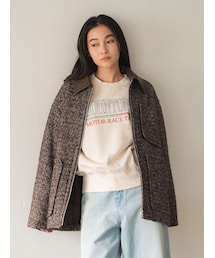 Ungrid | ジップデザインツイードブルゾン(ブルゾン)