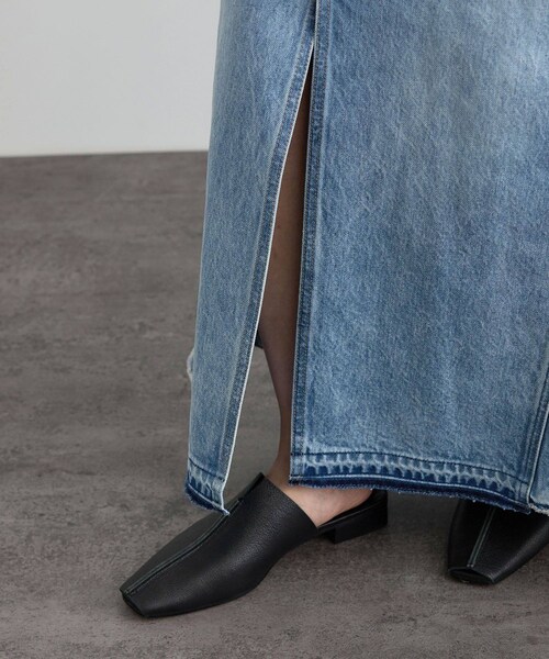 ADAM ET ROPE'(アダムエロペ)の「【WEB限定】リメイクライクデニムスカート(デニムスカート・レディース・オフホワイト/サックス・M/S)」の15枚目の写真