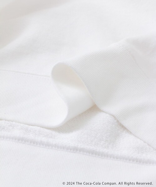 KBF（ケイビーエフ）の「GOOD ROCK SPEED　COCA-COLA&reg; SWEAT（スウェット・レディース・WHITE・FREE）」の6枚目の写真