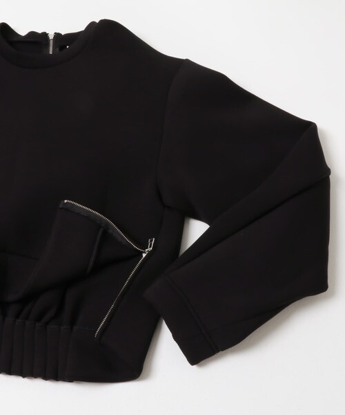 URBAN RESEARCH ROSSO（アーバンリサーチロッソ）の「ELENDEEK　TUCK HEM CROPPED CS（Tシャツ/カットソー・レディース・O.WHT/BLK/GRY・FREE）」の14枚目の写真