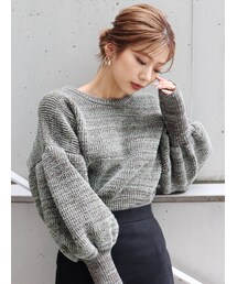 MURUA | クロップドボリュームニット(ニット/セーター)