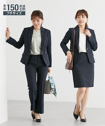 nissen | 小さいサイズ　【レディーススーツ】３点セットスーツ（ジャケット＋スカート＋パンツ）　低身長さん・小柄女性(スーツセット)