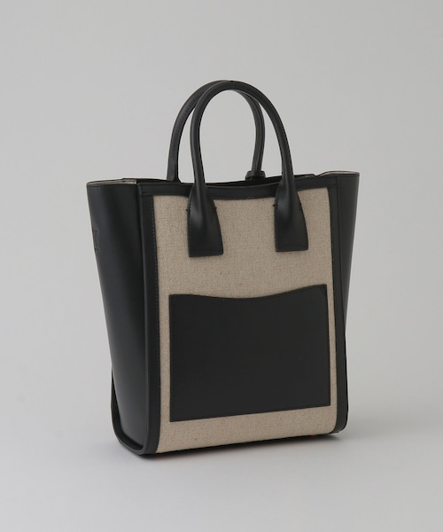 ROPE'（ロペ）の「【E'POR】 I BAG Medium（キャンバスコンビ縦型トートバッグ）（ハンドバッグ・レディース・ブラック系/オフホワイト・F）」の20枚目の写真