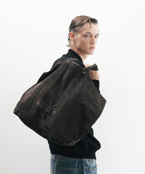 URBAN RESEARCH（アーバンリサーチ）の「『別注』SEVEN BY SEVEN×URBAN RESEARCH　LEATHER TOTE BAG（トートバッグ・メンズ・Dark Brown・FREE）」の4枚目の写真