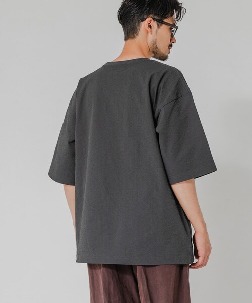 URBAN RESEARCH(アーバンリサーチ)の「『吸水速乾/UVカット』『別注』THOUSAND MILE×URBAN RESEARCH WASHER CODE T-SHIRTS(Tシャツ/カットソー・メンズ・BLACK/CHARCOAL/NAVY ST・S/M/L)」の19枚目の写真