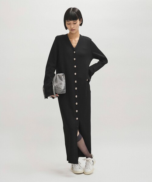 ADAM ET ROPE'（アダムエロペ）の「フィッシュネットハイソックス（ソックス/靴下・レディース・チャコール/キナリ系/ダークブラウン・F）」の9枚目の写真