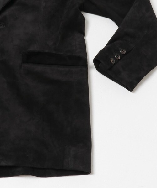 URBAN RESEARCH(アーバンリサーチ)の「semoh Suede Jacket(テーラードジャケット・メンズ・BLACK・2/3)」の8枚目の写真