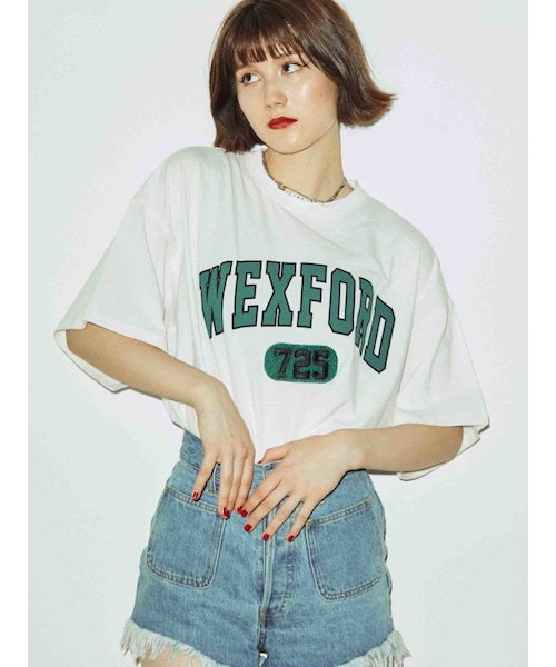 jouetie（ジュエティ）の「カレッジスーパーBIG Tシャツ（T
