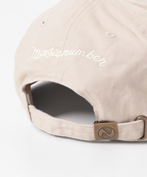 URBAN RESEARCH Sonny Label（アーバンリサーチサニーレーベル）の「MAGIC NUMBER　BONES EMBLEM LOW CAP（キャップ・レディース・SAND/BURGUNDY/NAVY/BLACK・Free）」の9枚目の写真